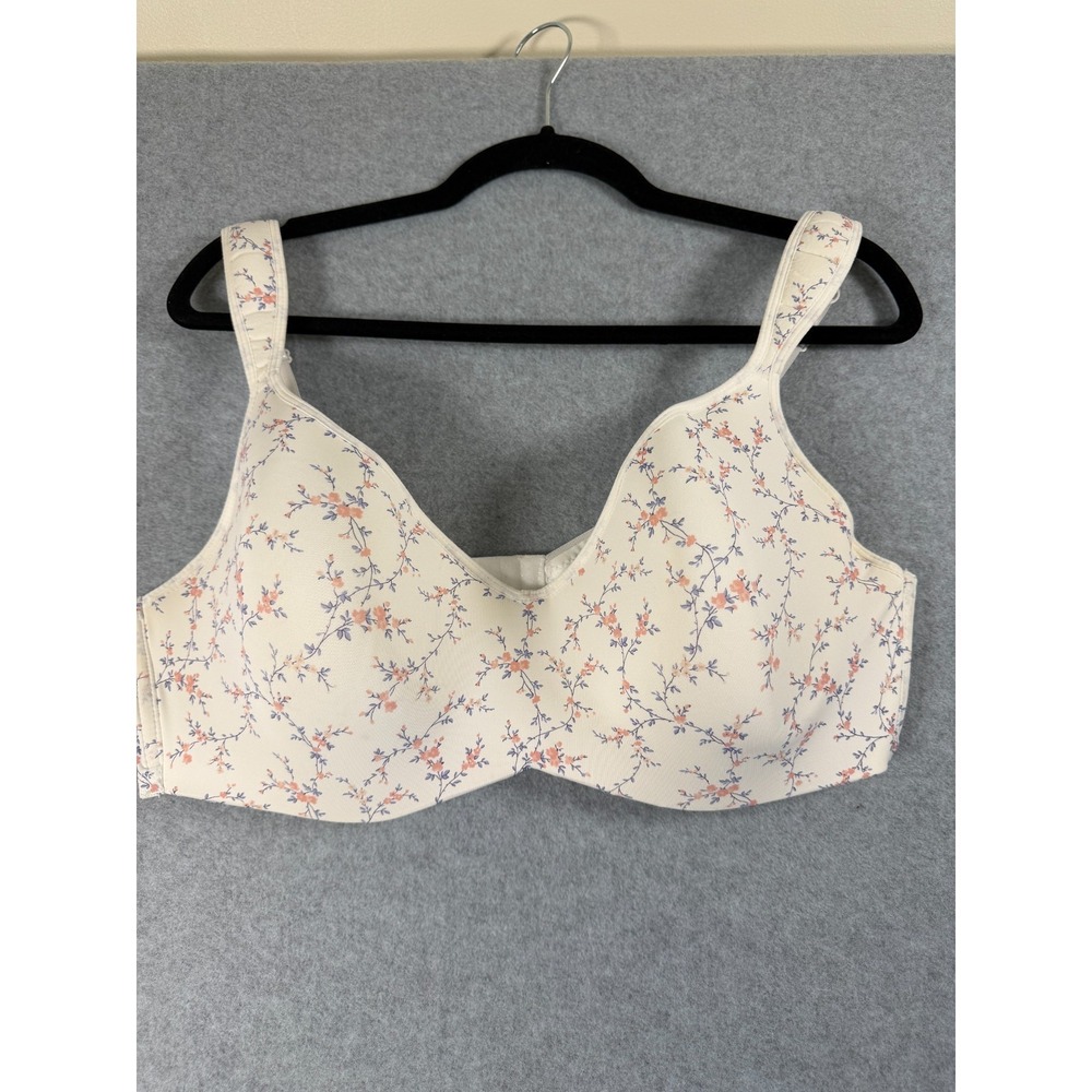 Laura Ashley‎ Full Coverage Bra Padded Straps Size 42D Flowers Romantic SKU 239